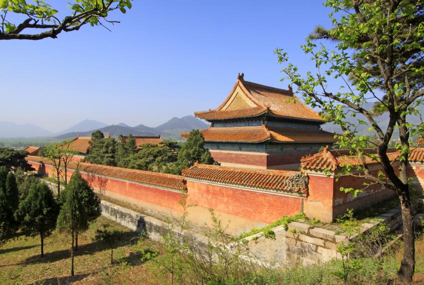 View of Qing Tombs